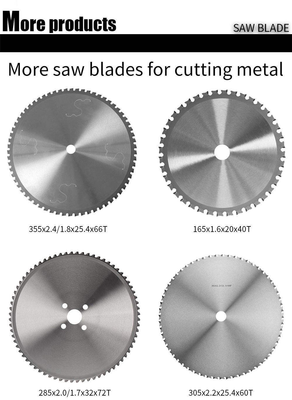 Carbide Tipped Tct Circular Saw Blade for Steel Cut