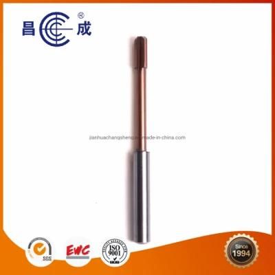 HRC55 Solid Carbide D7 4 Straight Flute Straight Reamer for Drilling Hole