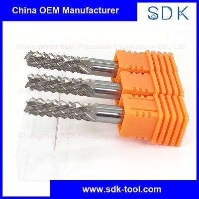 Tungsten Carbide End Mill with Corn Teeth for PCB Application