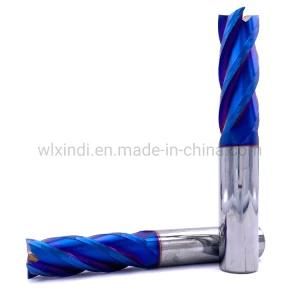 HRC60 Solid Carbide 4 Flutes End Mill D14*45*100