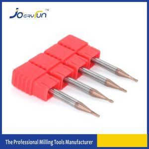 Tungsten Solid Carbide Micro 2 Flutes Ball Nose Milling Tool