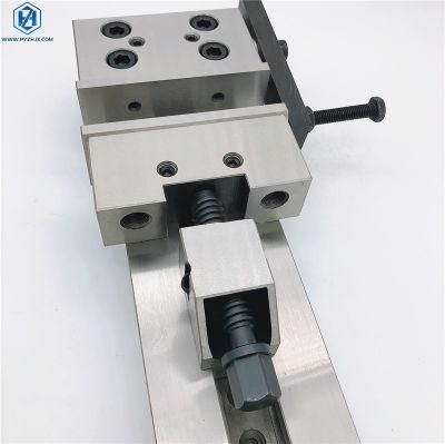 Precision Modular Machine Center Vise with Jaw Plates to Install Aluminum Soft Jaws