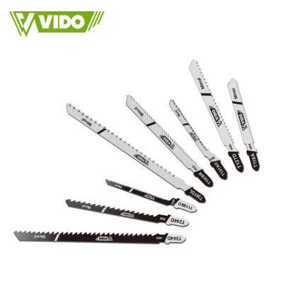 Hot Selling Vido HSS Hcs T118A Wood Cutting Machine Blade Jig Saw Blades