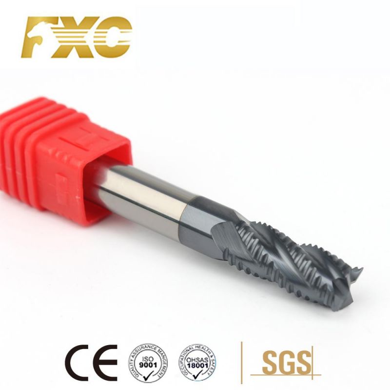 HRC45 Carbide Roughing End Mill Tungsten Carbide Milling Cutters