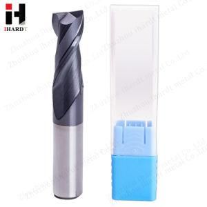 Ihardt 2-Flute Flattened End Mills with Straight Shank for General Steel