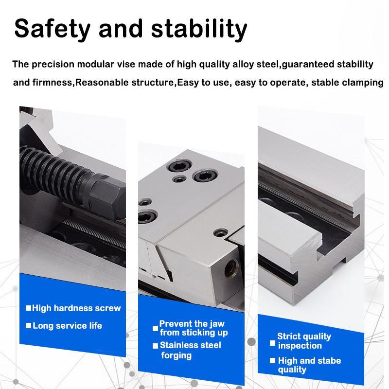 CNC Machine Vise Precision 0.005 Gt Modular Vise 175X200 150X200 150X300 200X300