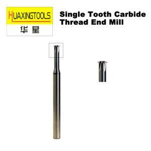 Tungsten Carbide Thread End Mill Single Tooth Threading Mill Cutter
