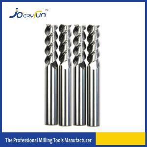 Tungsten Carbide Polished 3 Flutes Aluminium End Mill