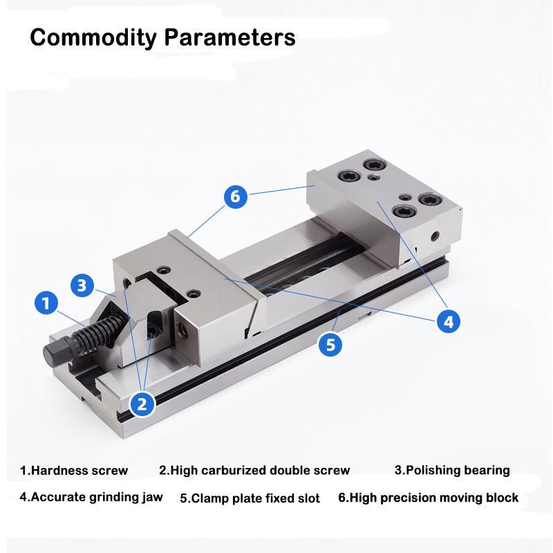 CNC Machine Vise Precision 0.005 Gt Modular Vise 175X200 150X200 150X300 200X300