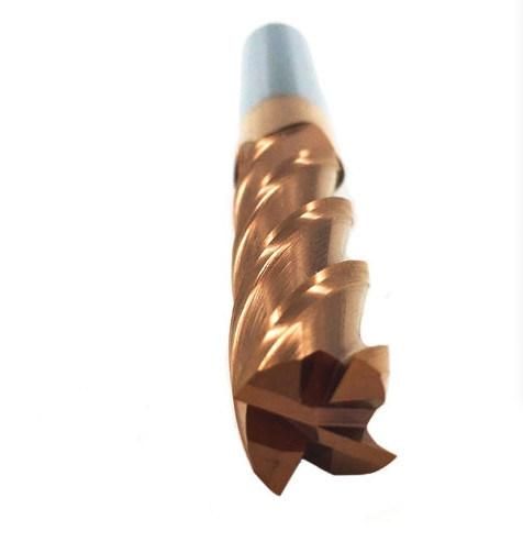 HRC60 Carbide Endmill 4 Flutes Bull Nose Milling Cutter CNC Machine Tools