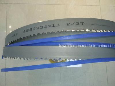 Band Saw Blade 4860X34X1.1 for Hardened Steel Cutting