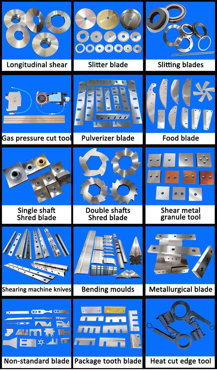 Tungsten Steel Long Straight Paper Cutter Corrugating Machine Cross Cutting Carbide Blade