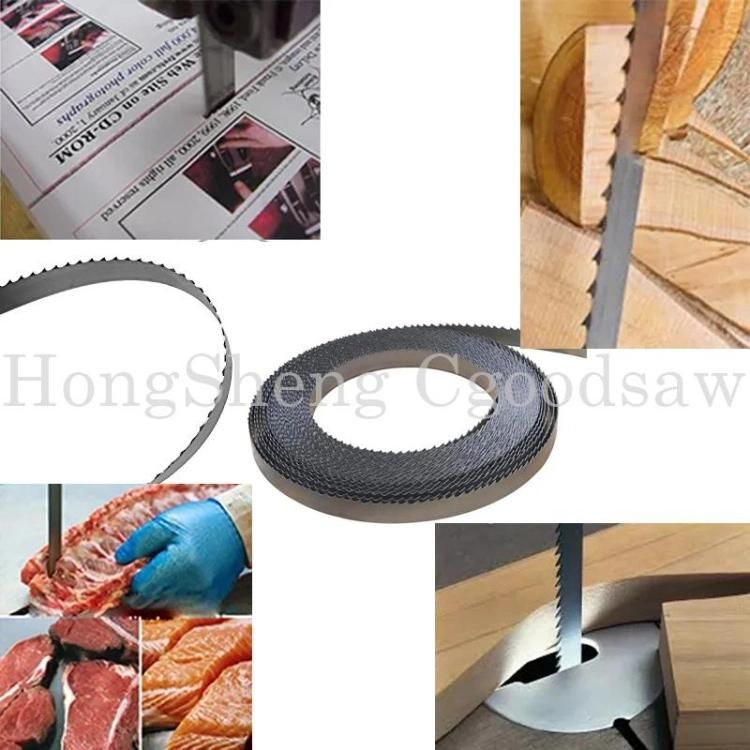 Factory Directly C75s Carbon Steel Material Wood Cutting Bandsaw Blade with Long Working Life