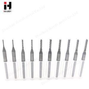 Ihardt PCB Corn Milling Cutter Carbide End Mill 1/8&prime;&prime;shank Engraving Bit CNC Rotary Burrs