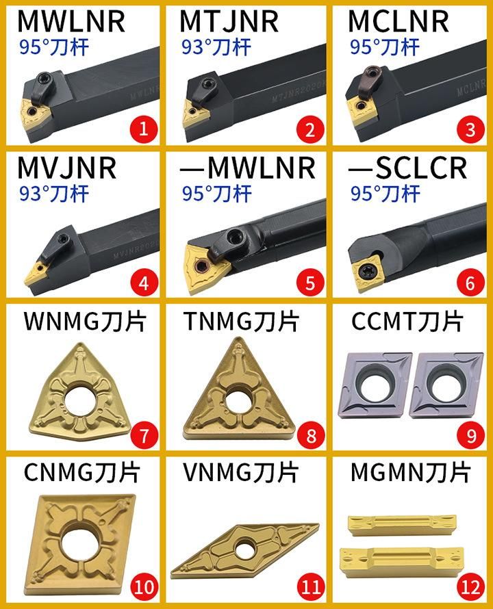 Mwlnr2020m08 CNC External Turning Tool Holder