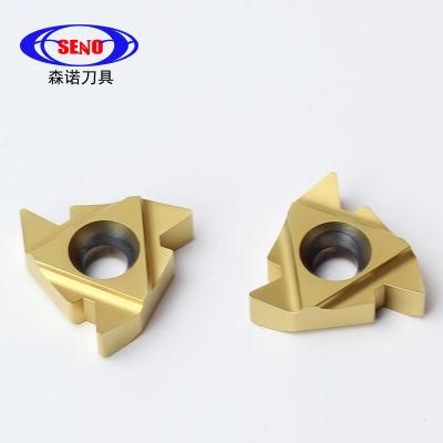 CNC Tool Threading Turning Indexable Cemented Carbide Plate 22ern60 22nrn60 11er20un for Stainless Steel and Steel Processing