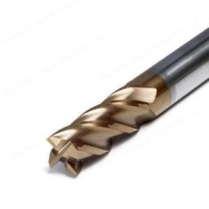 4 Flute HRC55 Solid Square Carbide End Mills with Altin Coated