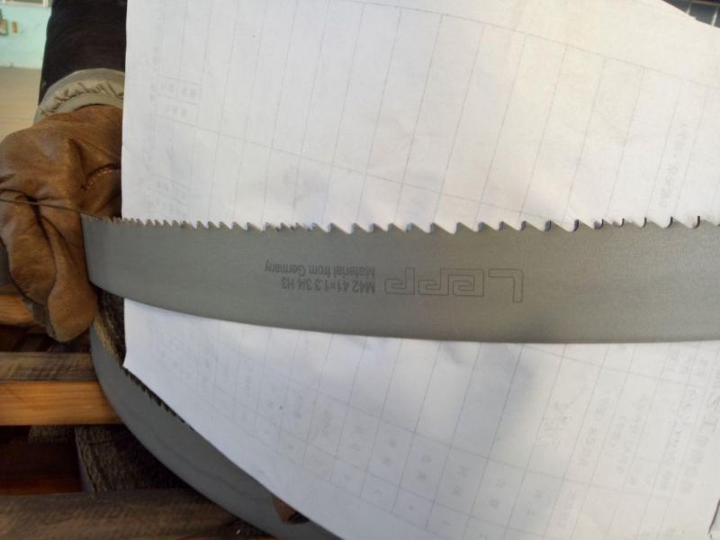 High Performance Metal Cutting M42 Bimetal Bandsaw Blade