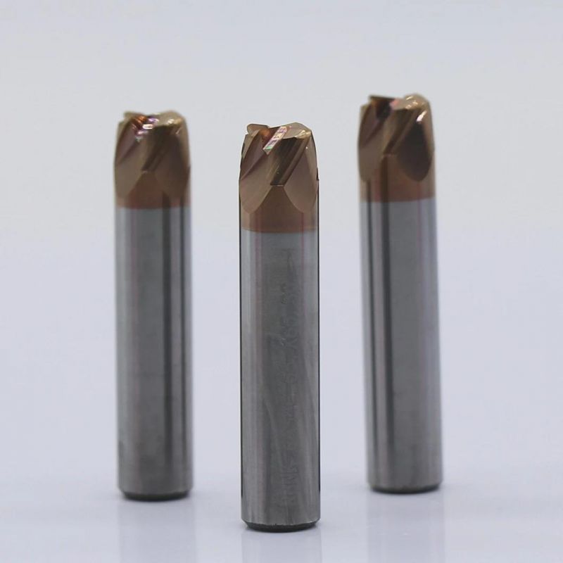 CNC tool with high performance carbide miniature end mill HRC55