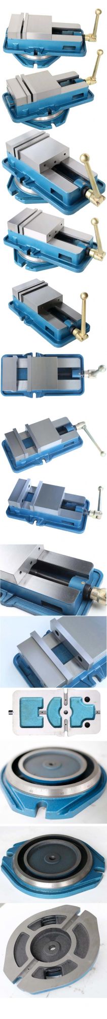 Hardened Metal Milling Machine Vise with 360 Degree Swivel Base