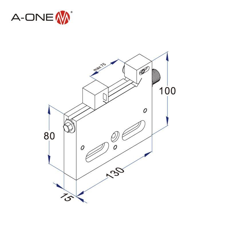 a-One Stainless Steel Manual Ultra-Thin Walking Wire Clamp 3A-210001