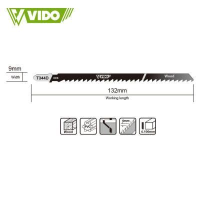 Vido T344D HSS Hcs Material Jig Saw Blades Power Tools for Wood Cutting