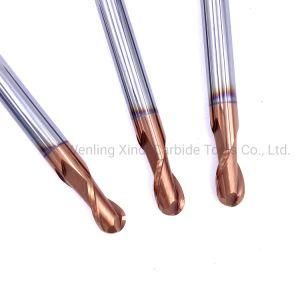 R2*11*50 HRC55 Solid Carbide Milling Cutter Ball End Mill
