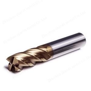 Chinese High Quality 4&#160; Flute Super Micro Grain Solid Corner Radius End Mills HRC60&#160;