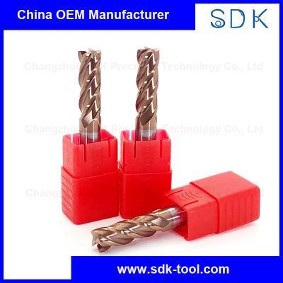 OEM Manufacture Tungsten Carbide Standard Square End Mills for Steel