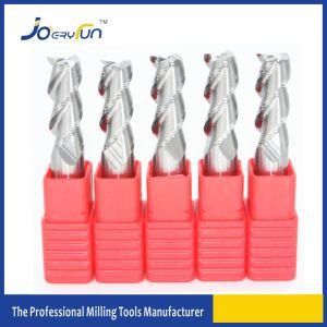 Joeryfun Tungsten Carbide Polished 3 Flutes Aluminium End Mill