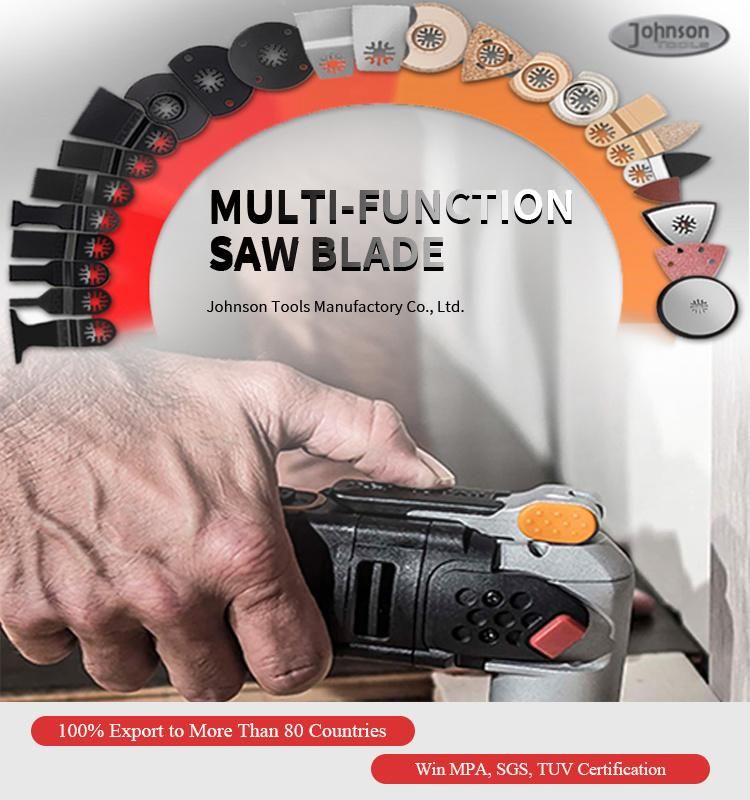 Quick Release Multi Tools Outlet 20mm Narrow Hcs Small Teeth Multi Oscillating Saw Blades for Wood