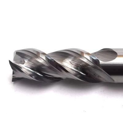HRC50 Diameter 10mm Overall Length 100mm 3 Flutes Solid Carbide End Mill Fresas Cutter for Milling Aluminium