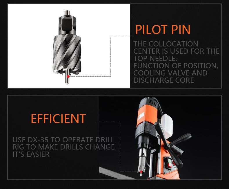 Metal Drilling HSS Broach Cutter with Weldon Shank