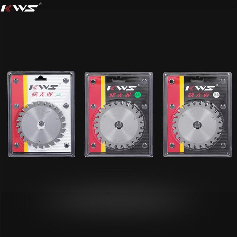 Kws Tct Saw Blade Conical Scoring Saw Blade Hard Tungsten Carbide Alloy Saw Blade