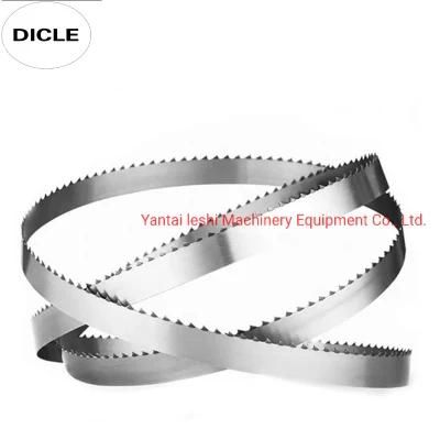 0.50X19X1650mm Food Band Saw Blade for Cutting Frozen Meat Bone