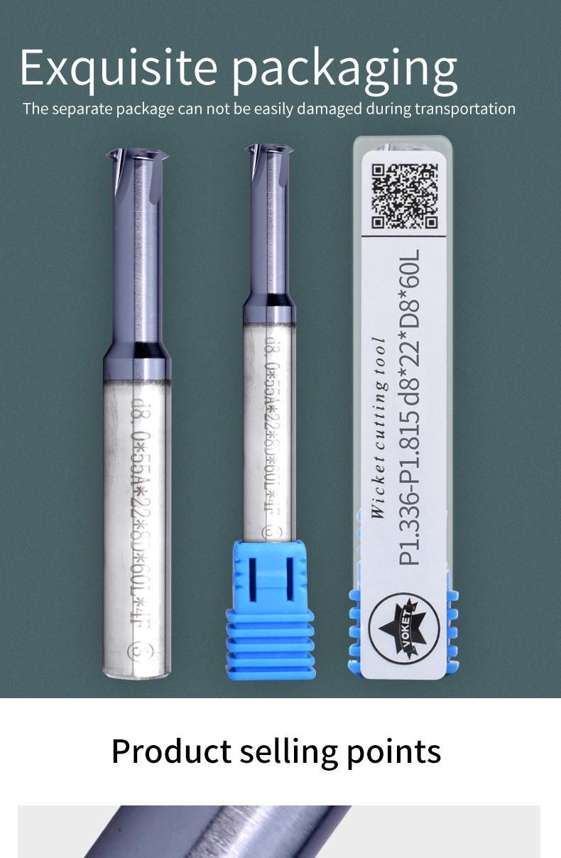 CNC 55° Tungsten Steel Inch Single Tooth Range Thread Milling P 1.058 1.27 0.907-1.411 Mill Cutter 1.336 - 1.814 2.54 Mills Cutters