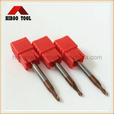 HRC55 Copper Coated Ball Nose Milling Cutter