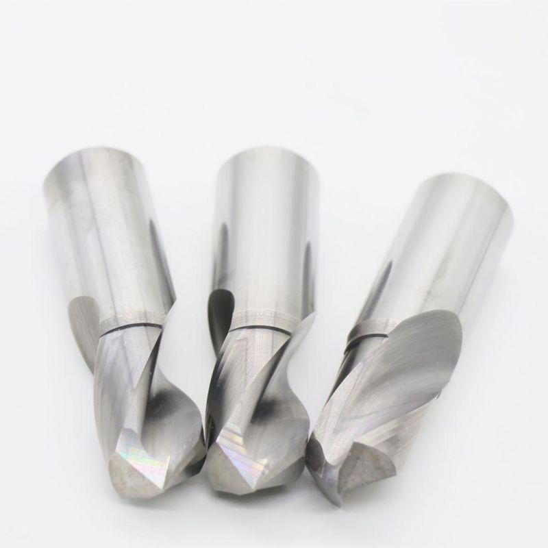 PVD coated CNC carbide 6 flutes end mills HRC55