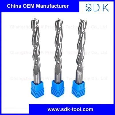 High Quality Non Standard Single Straight Hole 3 Flutes Solid Carbide End Mills for Woodwork