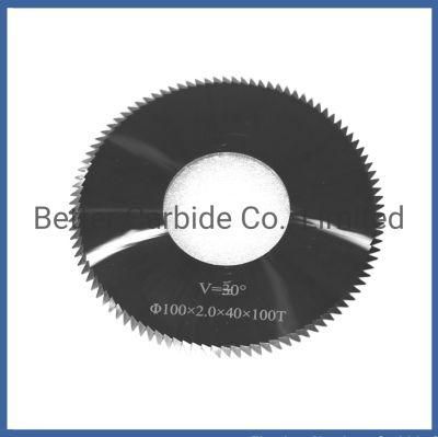 V Cut Cemented Carbide Blade - Tungsten Saw Blade