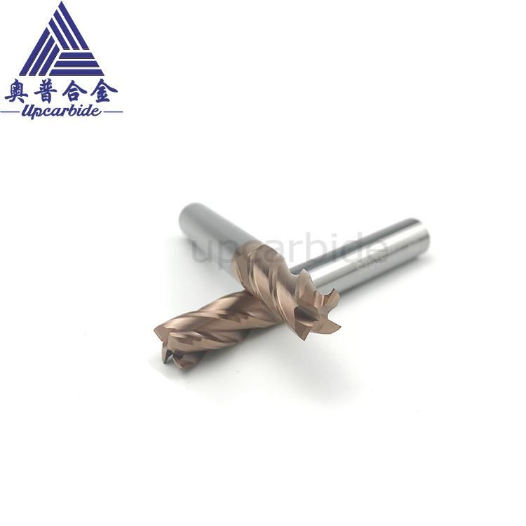 for 58HRC Hardened Steel 4f-D10-25-75mm Solid Tungsten Carbide End Mill