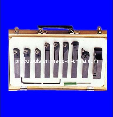 9PCS Manual Turning Cutting Tools for External or Internal Cutting on Lathe