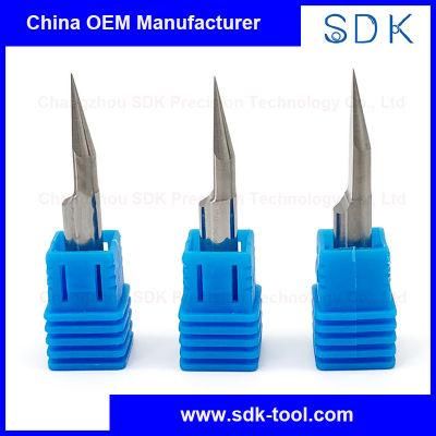 End Mill 3.175mm Carbide HRC60 V Shape Engraving Bit for Aluminium