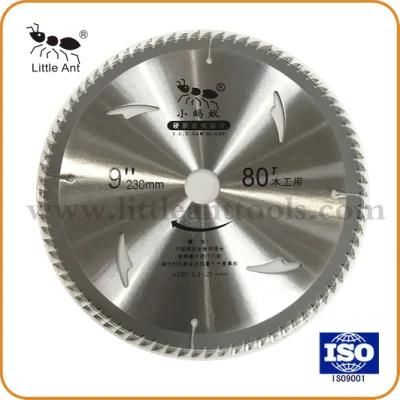 Carbide Tct Saw Blade 9&quot; Cutting Tools for Cutting Wood Aluminum