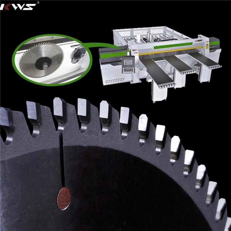 Kws Tct Carbide Circular Saw Blades for Laminated Board, MDF, Plywood, Solid Wood Cutting High Efficiency Good Surface