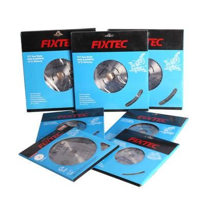 Fixtec 24t/40t/48t/60t/80t/100t Super Thin Type Tct Circular Saw Blade for Wood/Aluminum Cutting &amp; Marble Cutter