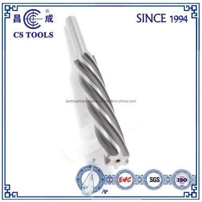 HRC55 Solid Carbide Spiral Flute Reamer with Inner Cold Hole