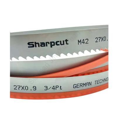 27X0.9mm OEM M42 HSS Bimetal Band Saw Blade with High Red Hardness