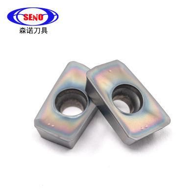 China Products Tungsten Tool Royal Blue Coating Carbide Tips for Nickel Alloy Apmt1135pder