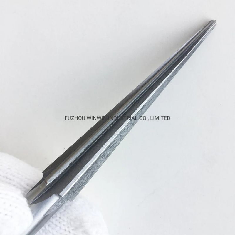 1/8-5/8inch 6 Fluted Bridge Pin Hole Reamer Handheld Reamer T Handle Tapered Chamfer Reaming (WW-TR02)